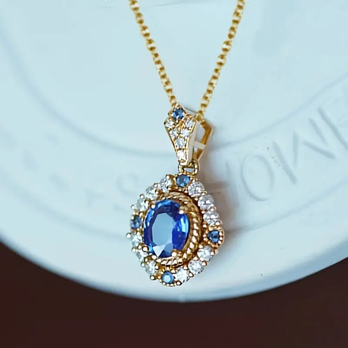Flawless Polished Sapphiree Necklace