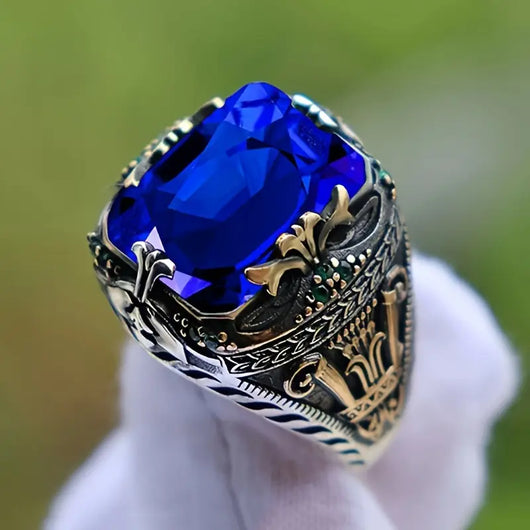 Sophisticated Sapphire Ring