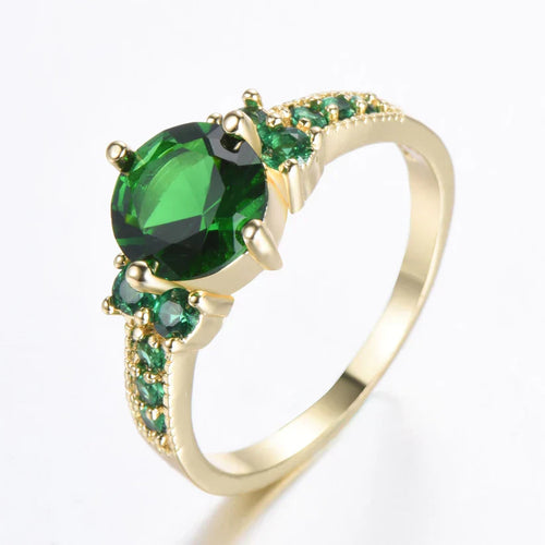 Forest Statement Emerald Ring