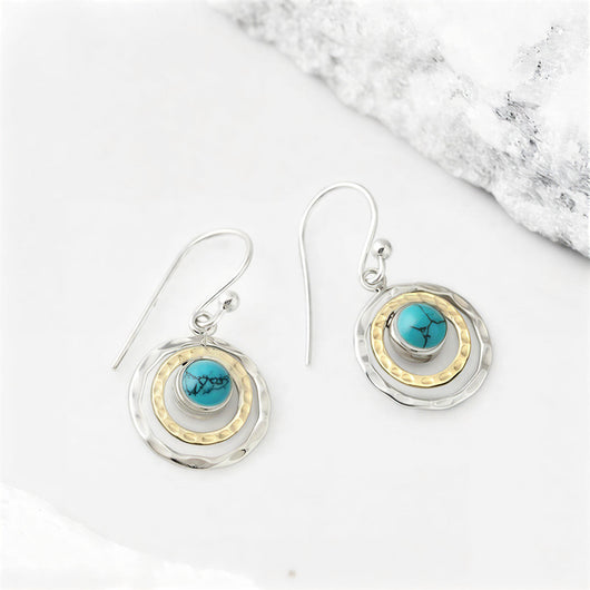 Turquoise Saturnus Earrings