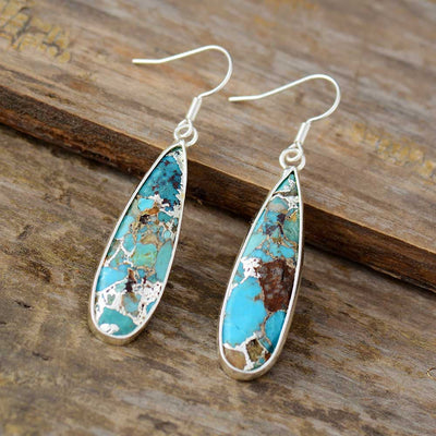 Signature Turquoise Jasper Drop Earrings