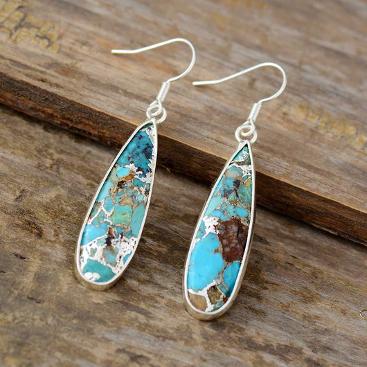 Signature Turquoise Jasper Drop Earrings