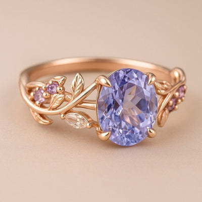 Lavender Rose Garden Ring