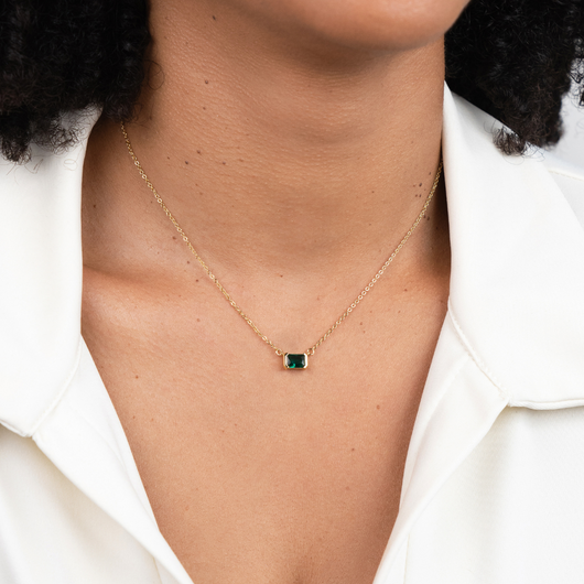 Siena Green Emerald Necklace