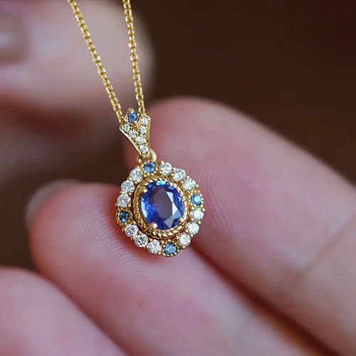 Flawless Polished Sapphiree Necklace