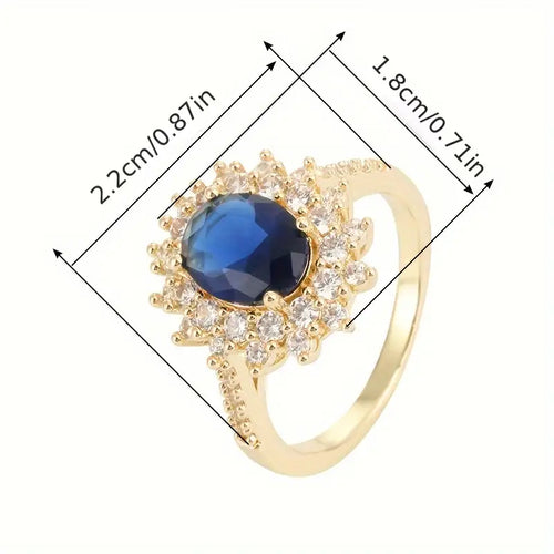 Luminous Sapphire Ring