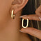 Sophisticated Geometric Hoop Earrings
