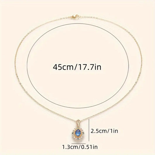 Flawless Polished Sapphiree Necklace