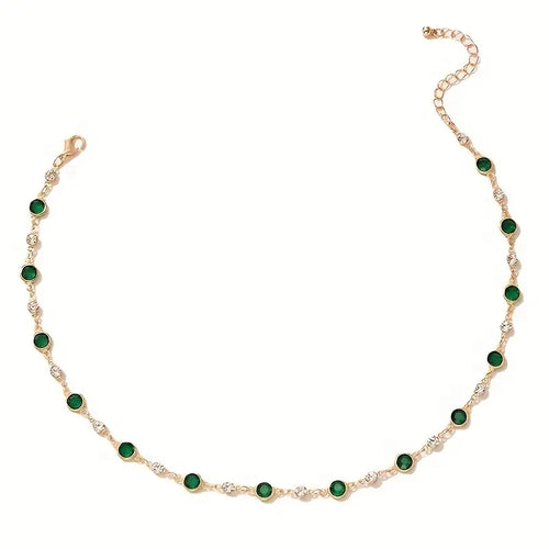 Mayfair Emerald Chain Necklace