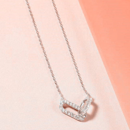 Diamond Knot Necklace