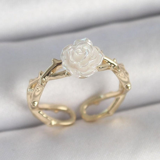 Enchanted Rose Adjustable Ring
