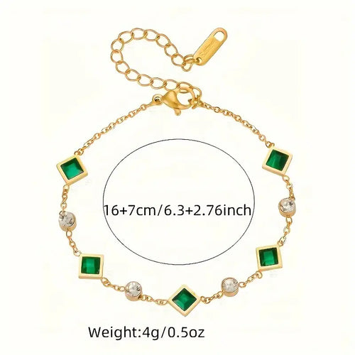 Meadow Emerald Bracelet