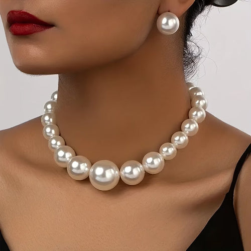Classic Luxe Pearl Jewelry Set