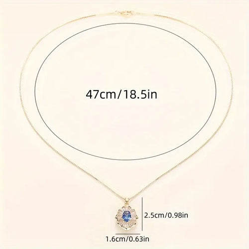 Dazzling Midnight Sapphire Necklace