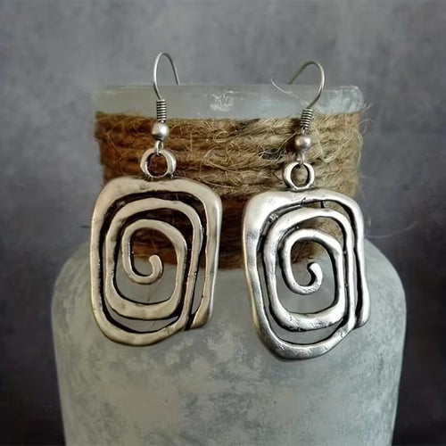 Abstract Swirl Earrings