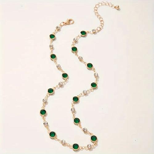 Mayfair Emerald Chain Necklace
