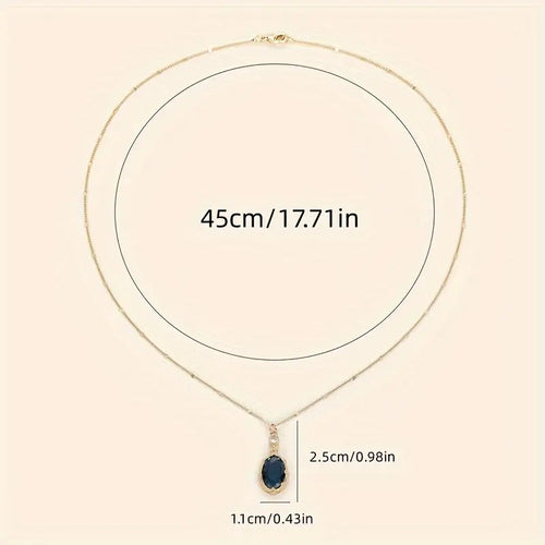 Sophisticated Moonlit Gold Necklace