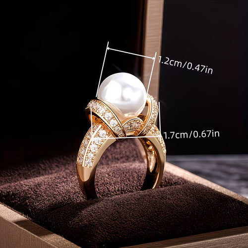 The Crown Pearl Ring