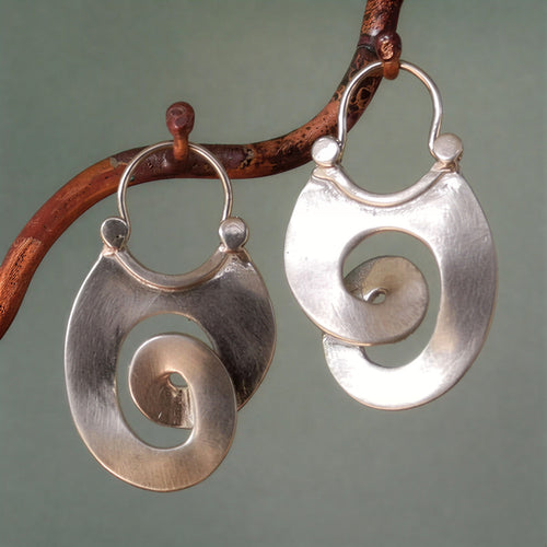 Vintage Spiral Earrings