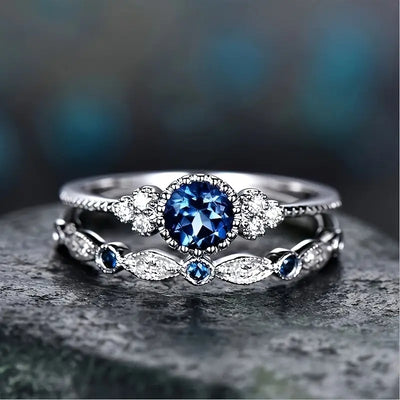 Timeless Polished Ring duo