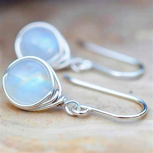 Unique Moonstone Earrings