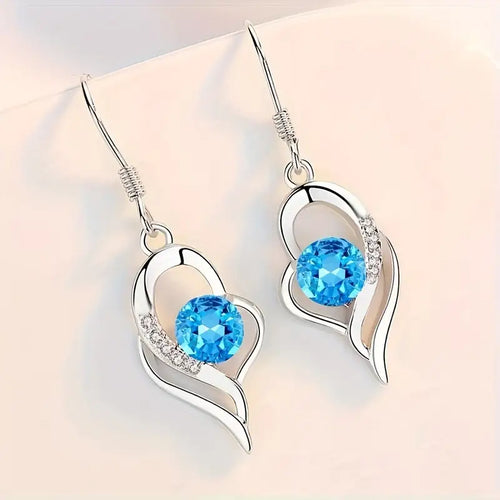 Enchanting Heart Drop Earrings