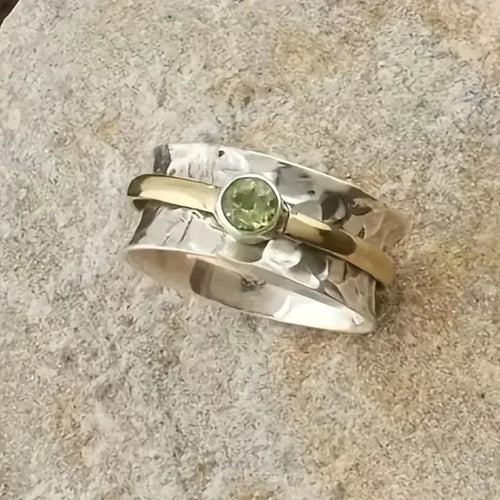 Peridot Band Ring