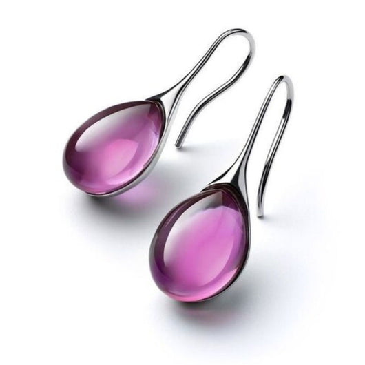Classic Cabochon Drop Earrings