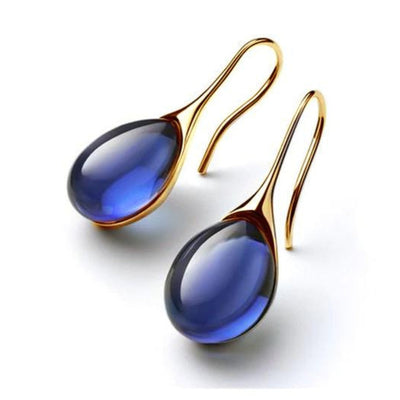 Classic Cabochon Drop Earrings