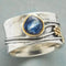 Sapphire Stone Botanical Ring