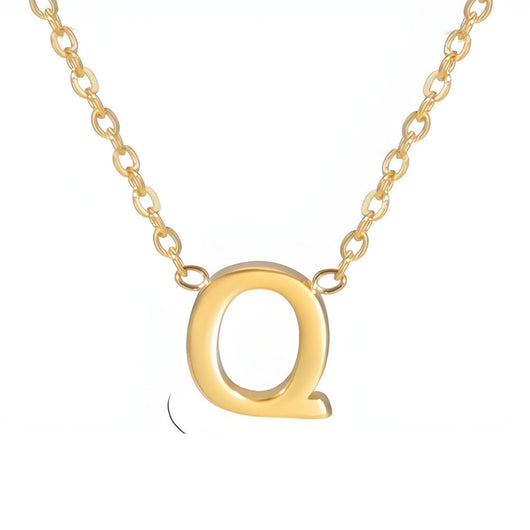 Signature Gold letter Necklace
