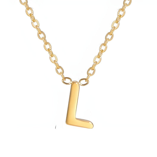 Signature Gold letter Necklace