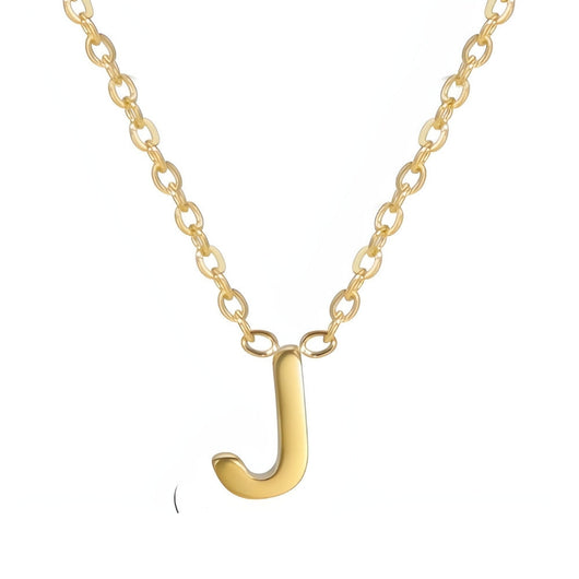 Signature Gold letter Necklace