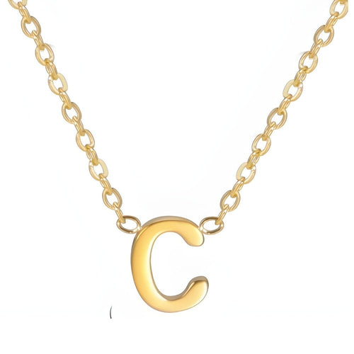 Signature Gold letter Necklace