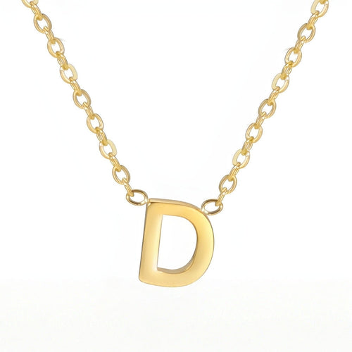 Signature Gold letter Necklace