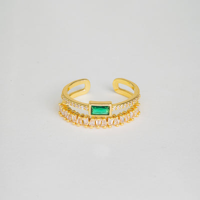 Meya Emerald Gemstone Ring