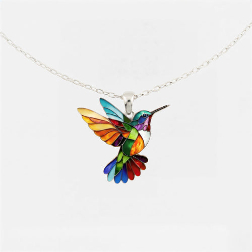 Graceful Hummingbird Earring with Free Necklace | Limited Offer