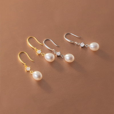 Elegant Baroque Pearl Earrings