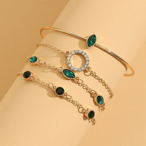 Champs Emerald Bracelet Set