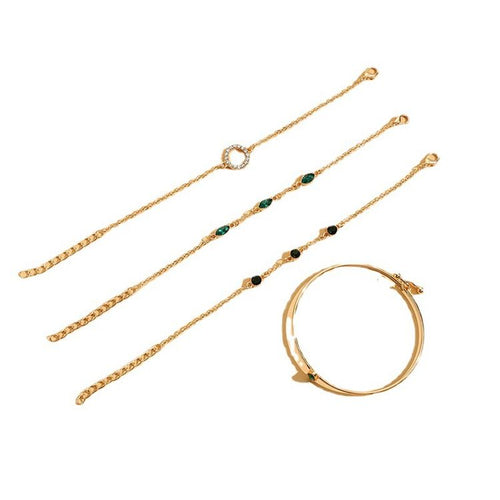 Champs Emerald Bracelet Set