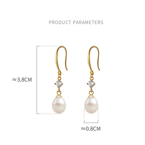 Elegant Baroque Pearl Earrings