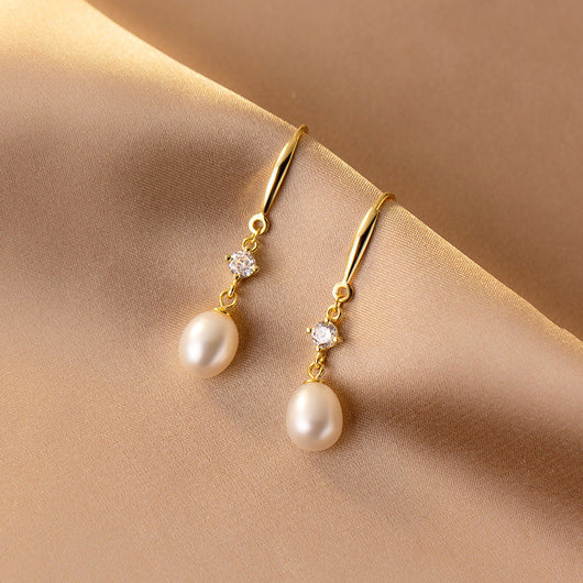 Elegant Baroque Pearl Earrings