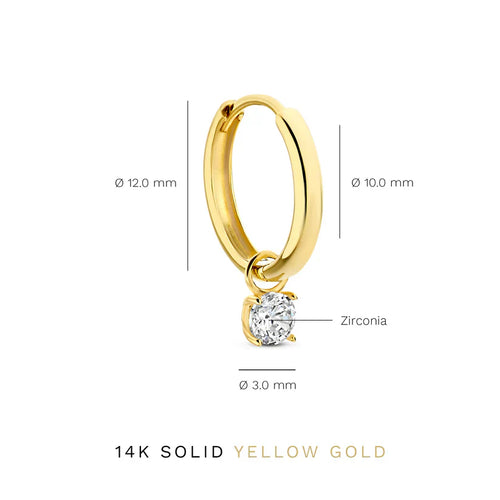 Sleek Gold Diamond Earring set