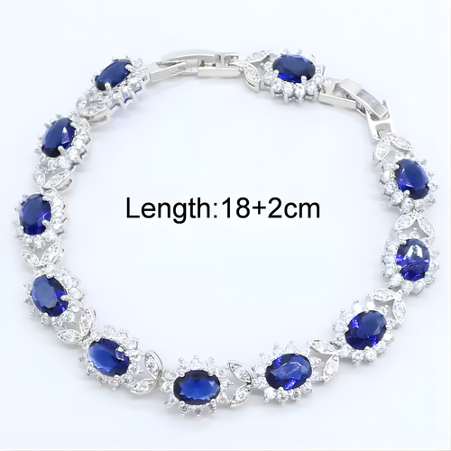 Alluring Sapphire Accented Bracelet