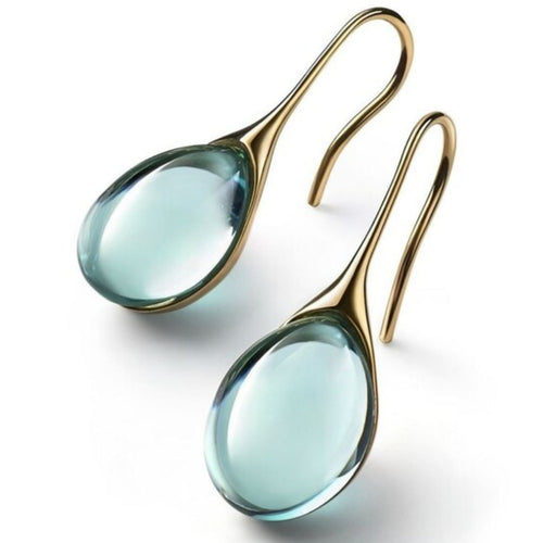 Classic Cabochon Drop Earrings