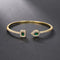 Elegant Gold Sculptural Bracelet