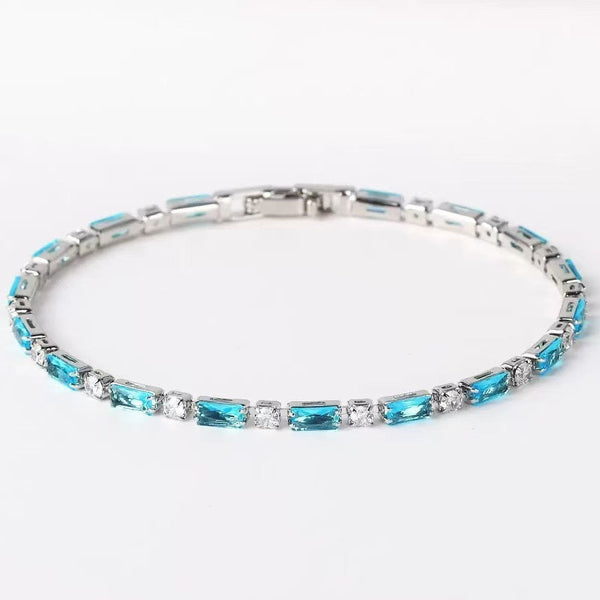 Natural Turquoise Stone Bracelet | Gold