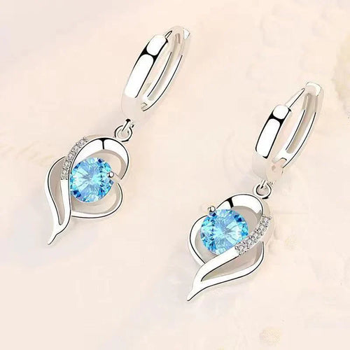 Enchanting Heart Drop Earrings