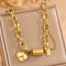 Heartened Chunky Necklace | Gold