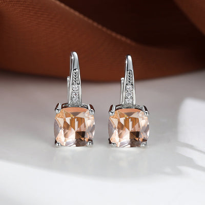 Mystic Stone Hoop Earrings | Gold